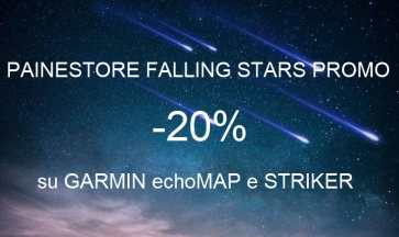 PAINESTORE FALLING STARS-AKTION. GARMIN ECHOMAP UND STRIKER -20% Painestore