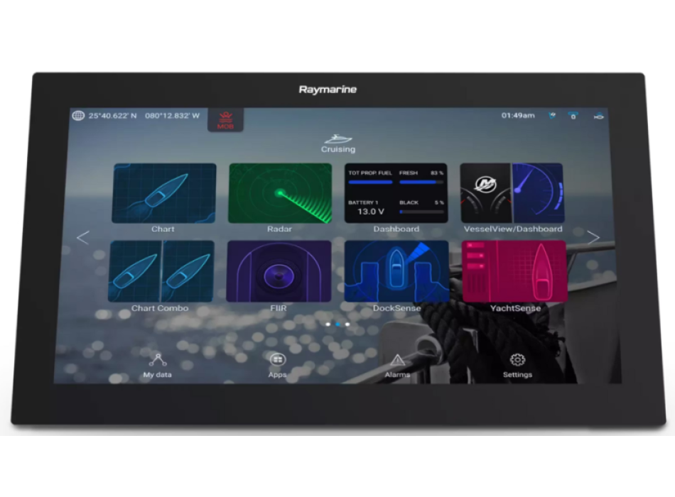 Raymarine AXIOM2 XL 19 18,5-Zoll-Glasbrücke Painestore