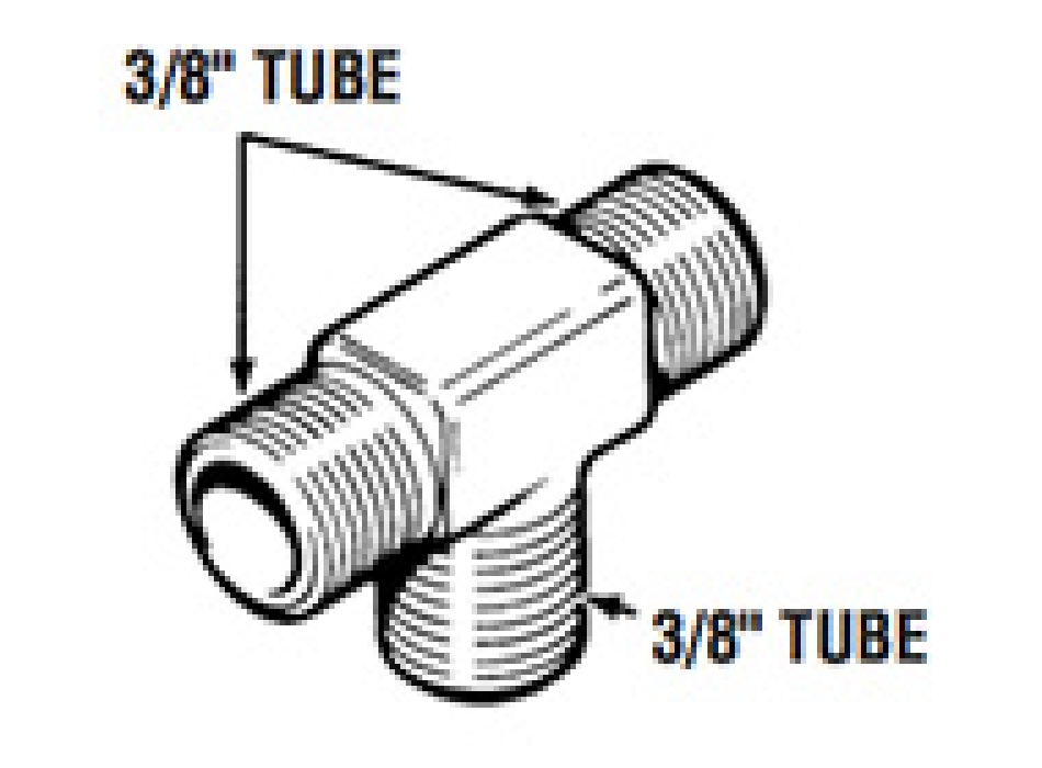 Seastar T-Stück 3/8" Rohr 3 Enden (3) Painestore