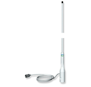 Shakespeare 4351 AM/FM-Antenne, 1 m lang, mit 3 m Kabel Painestore