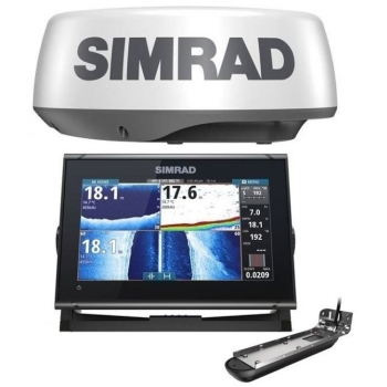 Simrad GO9 XSE Radar-Paket mit Halo 20+ Painestore