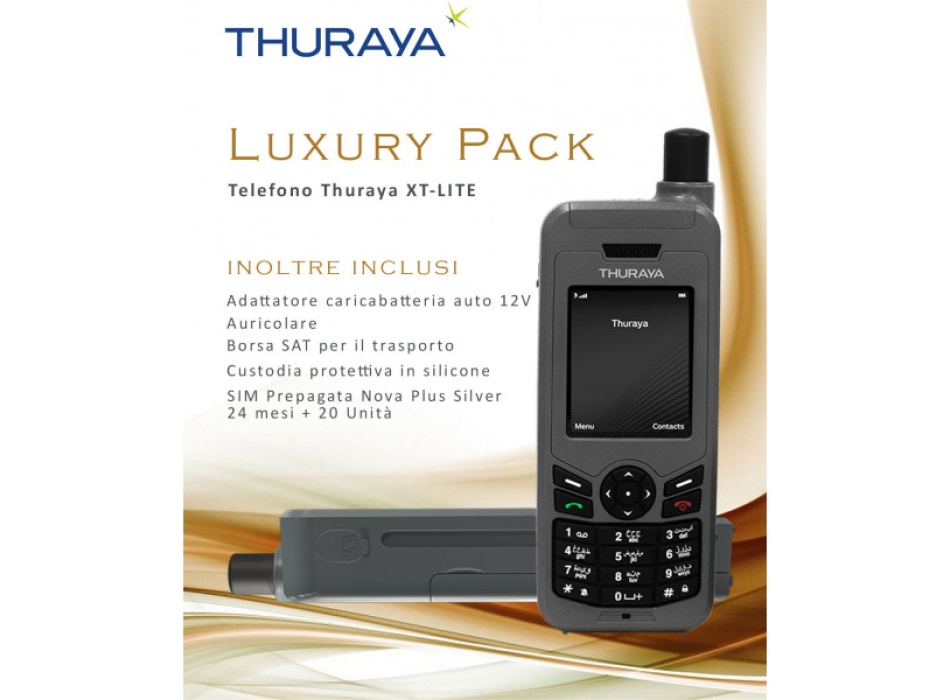 Thuraya XT-LITE Luxuspaket – Tragbares Satellitentelefon Painestore