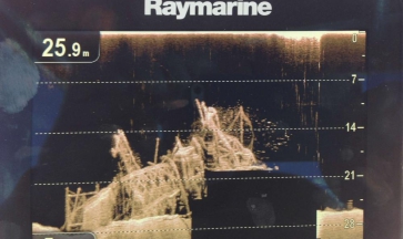 Dragonfly in action Adriatic Sea Paguro Search at 5 knots 25 m depth  Painestore