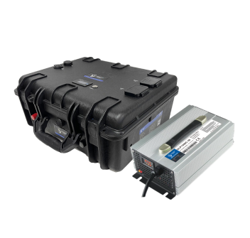 36V 100Ah LiFePO4 Smart BMS Lithium Suitcase Battery with Bluetooth Painestore