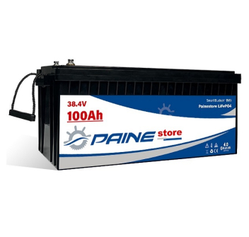 36V 100Ah LiFePO4 Smart BMS Lithium Battery with Bluetooth Painestore