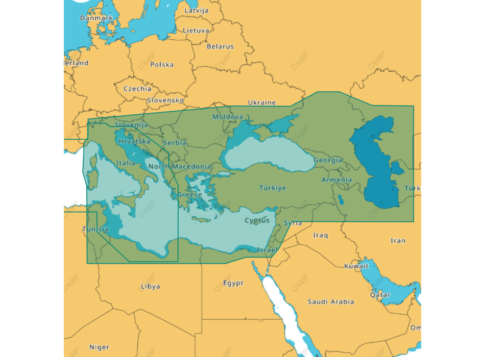 C-MAP 4D MAX Wide Cartography Painestore