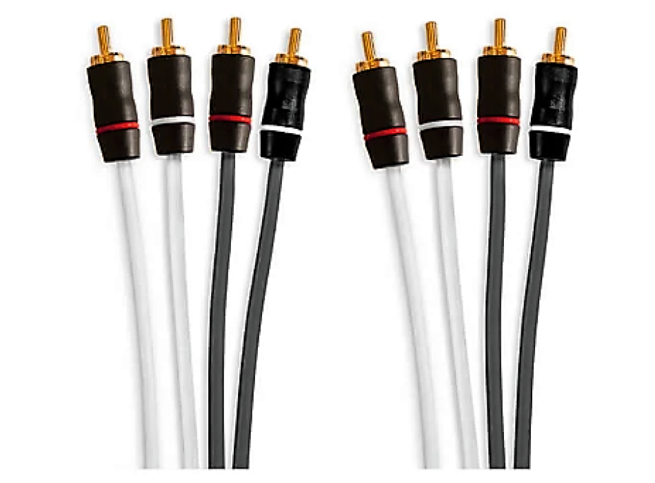 Fusion Male / Male RCA Cables, 4 Way Painestore