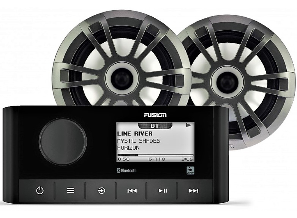 Fusion MS-RA60 Pack With EL Sport Gray Speakers Painestore