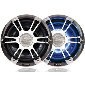 Fusion SG-FL88SPC Chrome Speakers with LEDs