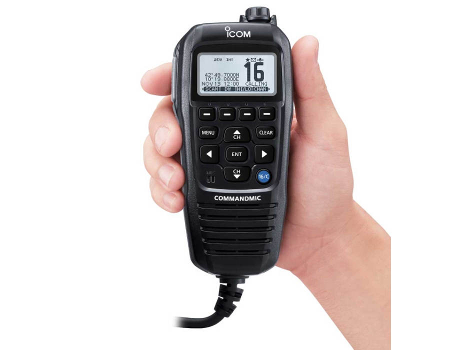 Icom HM-195GB Commandmic for VHF IC-M423GE Painestore