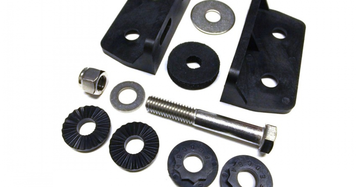 stainless steel support for lowrance transducers