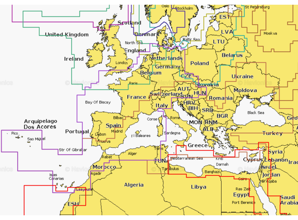 Navionics + LARGE Micro-SD / SD card Painestore