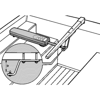 Raymarine adapter for bar H 51mm Painestore