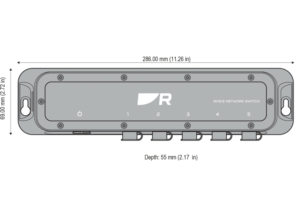 Raymarine RNS5 Network Switch Raynet Painestore