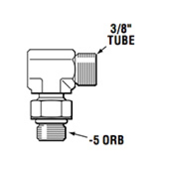 Seastar Fitting Kit ORB-5, 90 DEG For Garmin Pilot Painestore
