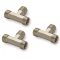 Seastar TEE fitting 3/8 ENDS 1/4 NPT M BR 