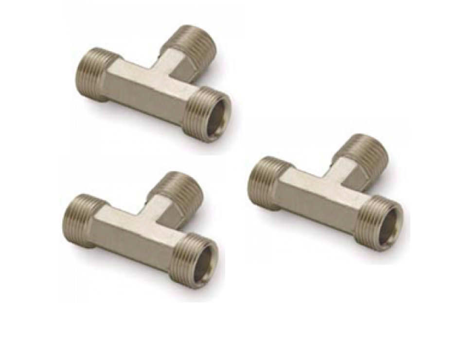Seastar TEE fitting 3/8 ENDS 1/4 NPT M BR  Painestore