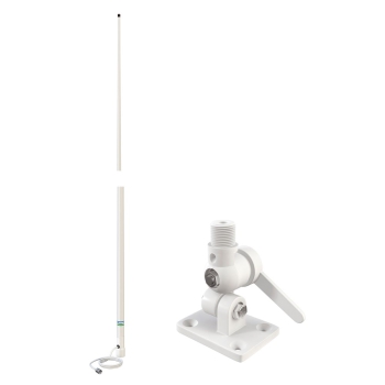 Shakespeare 427-N-KIT VHF Antenna 1,5mt WHITE with Base Painestore