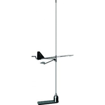 Shakespeare YHK VHF 0,9mt stainless steel antenna with Windex Painestore