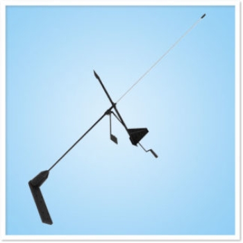 Shakespeare YHK VHF 0,9mt stainless steel antenna with Windex Painestore