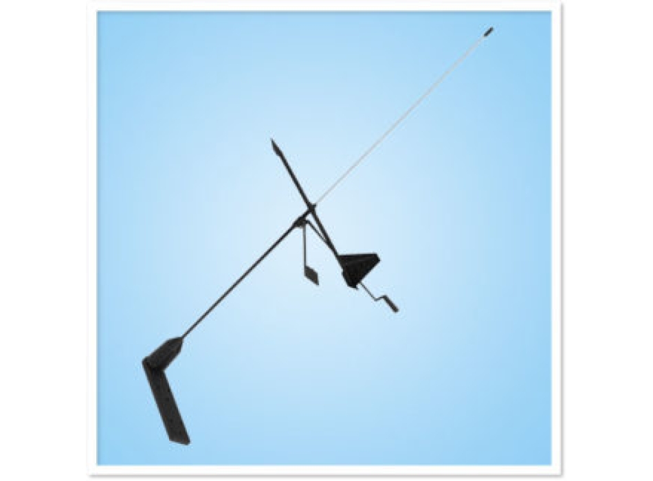 Shakespeare YHK VHF 0,9mt stainless steel antenna with Windex Painestore