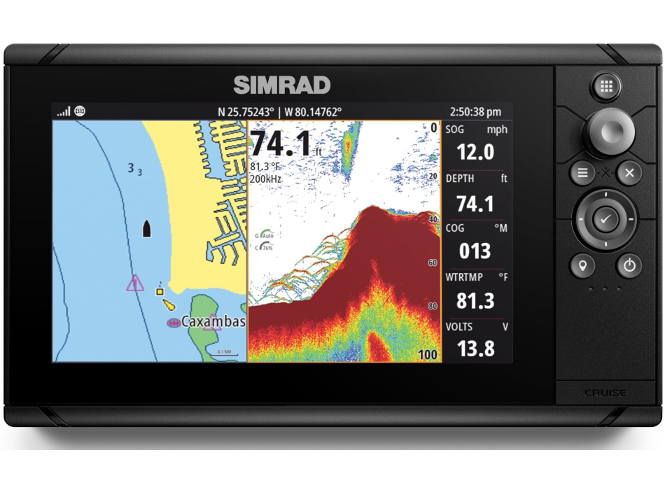 Simrad CRUISE 9 eco / GPS Freq, 83-200khz Painestore