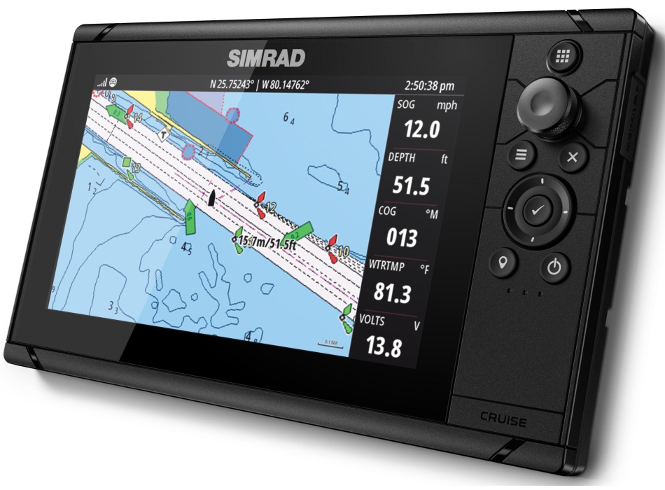 Simrad CRUISE 9 eco / GPS Freq, 83-200khz Painestore