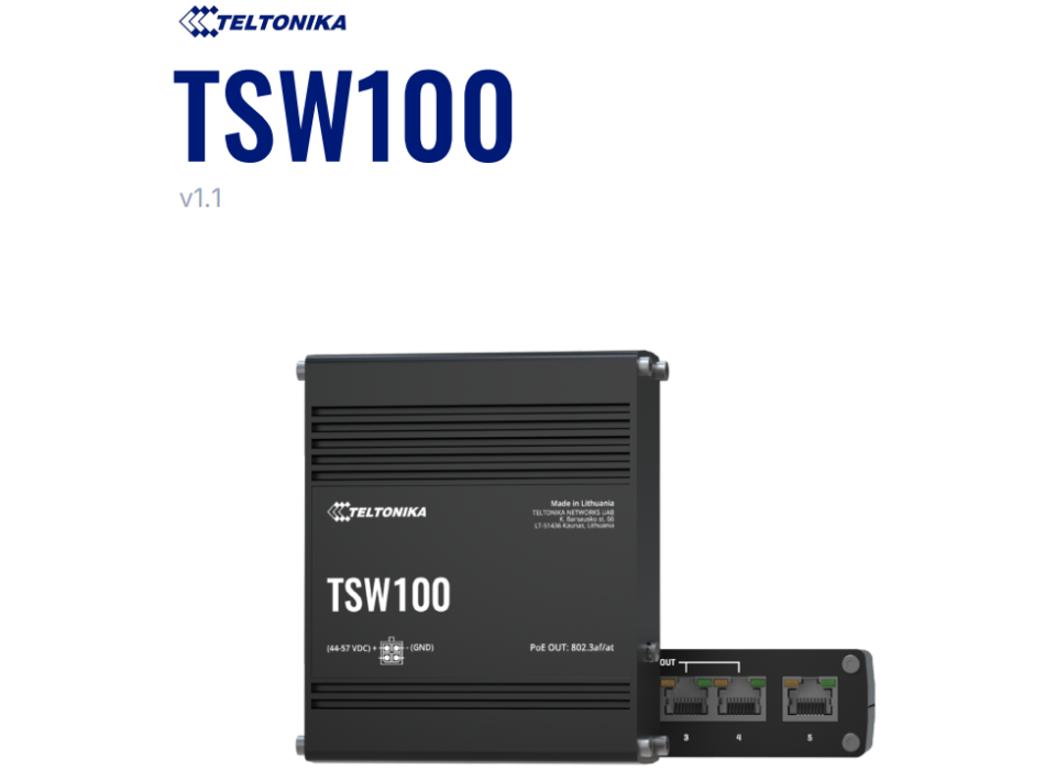 TELTONIKA TSW100 Painestore