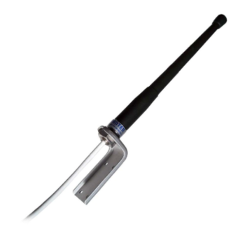Rubber Racing/25 Antenne VHF 156-162 MHz 25 cm schwarzer Gummistrahler - Aluminiumhalterung Painestore
