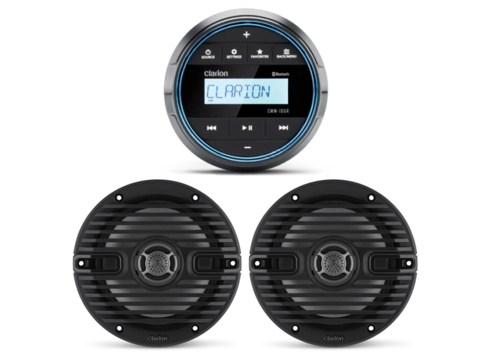 Clarion CMM-10GR Paket mit Classic-Lautsprechern Painestore