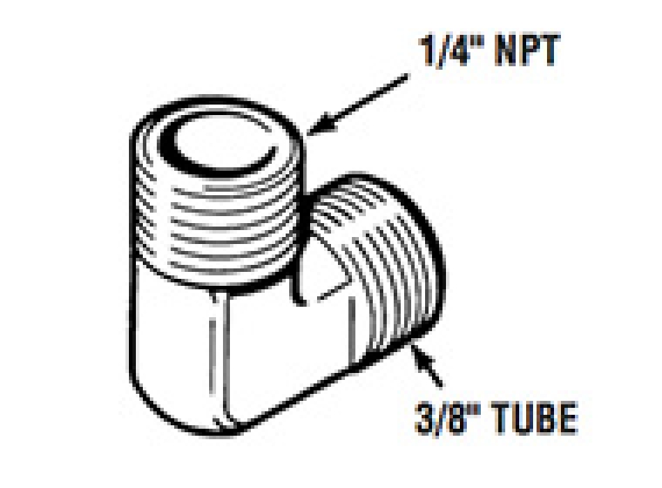 Seastar Fitting Kit ORB-5, 90 DEG 3/8 ROHR für Garmin Pilot Painestore