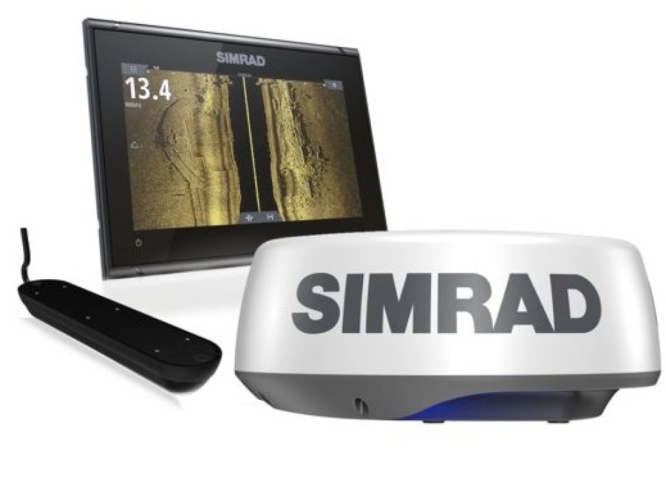 Simrad GO9 XSE Radar-Paket mit Halo 20+ Painestore