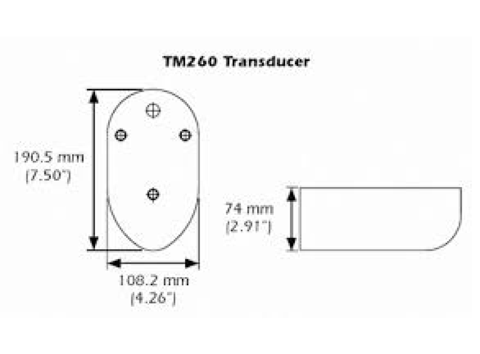 Transductor TM260 50/200 kHz 1 kW  Painestore