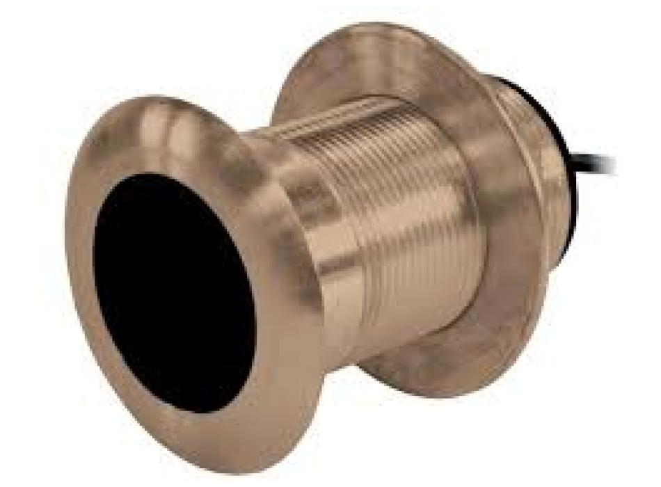 Transductor Garmin B60 con inclinación de 12 grados y orificio pasante, bronce Painestore