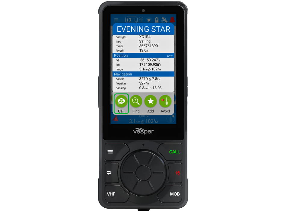 Garmin Vesper Cortex-H1 - Teléfono con cable Painestore