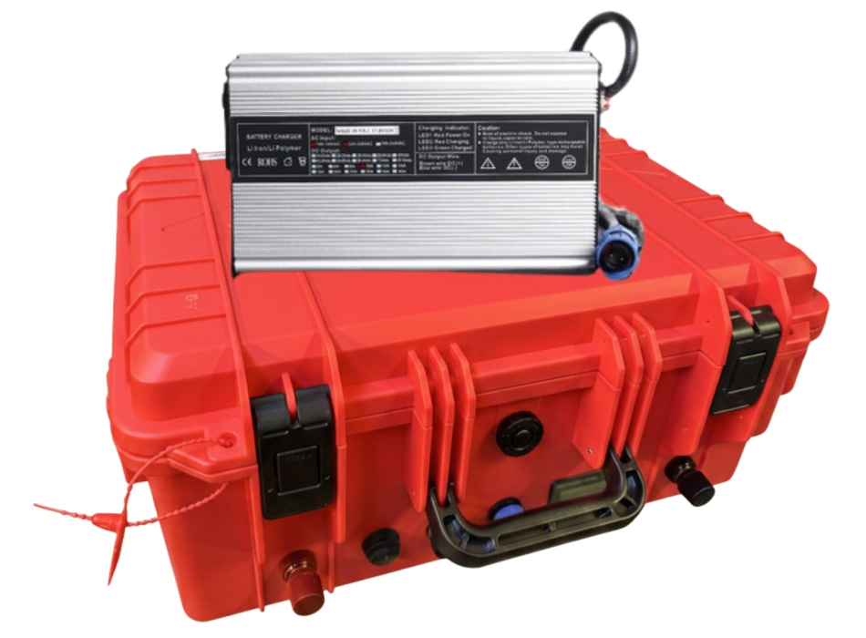 Caja de batería de litio Nautica 36 V-100 Ah BMS BT Painestore