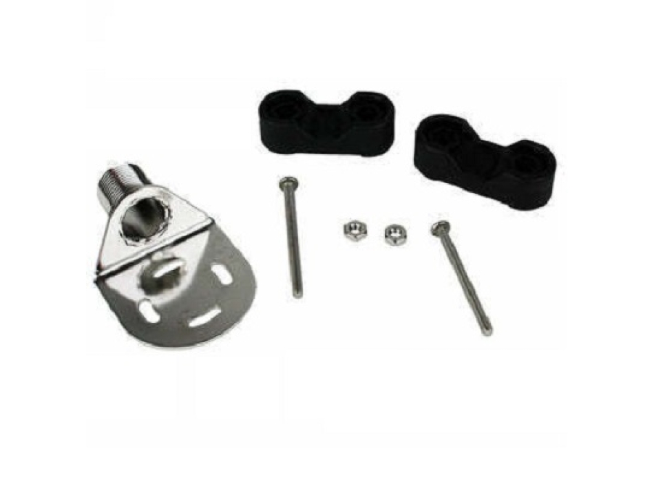 Shakespeare 4720 Base de acero inoxidable para montaje en tubo o mamparo Painestore