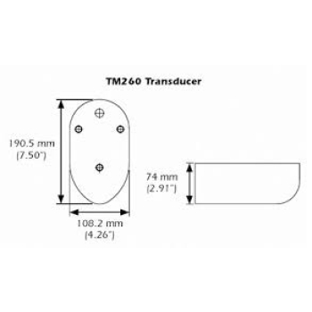 Transducteur TM260 50/200 kHz 1 kW  Painestore