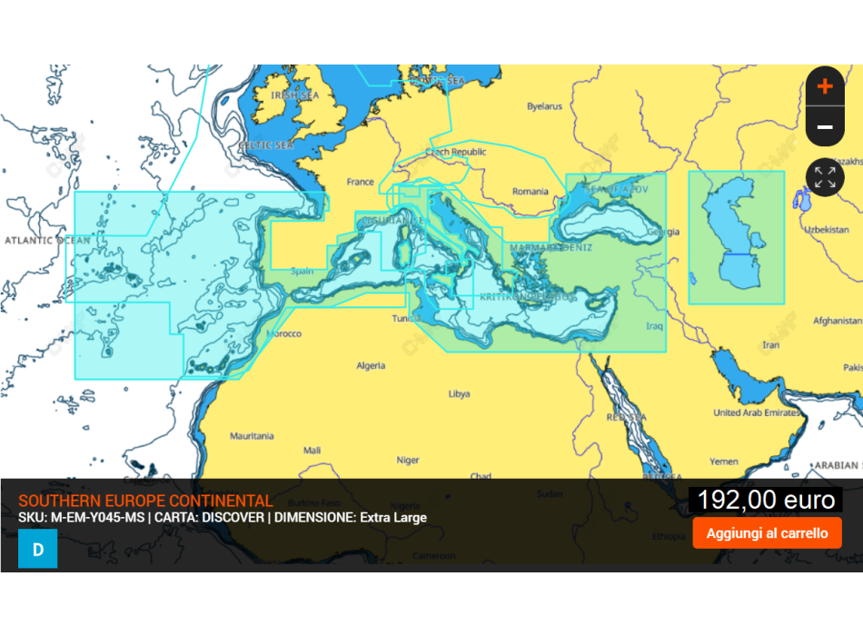 Cartographie C-MAP MAX-N+ LOCALE SD-MicroSD Painestore