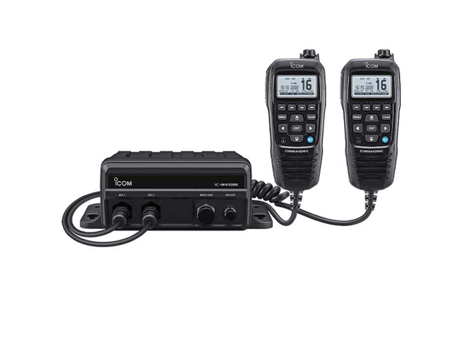 Icom IC-M410BB VHF nautique 25 W, boîtier noir Painestore