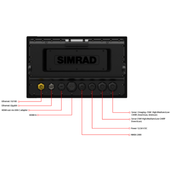 Écran multifonction Simrad NSS 4 12" Painestore