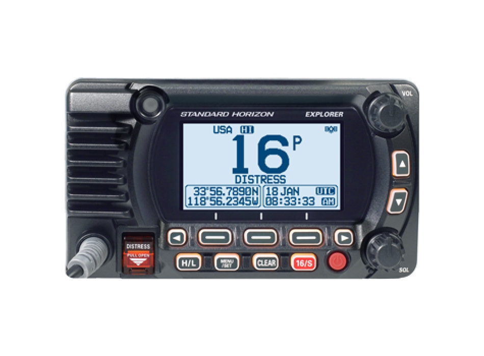 Radio VHF Standard Horizon GX1850GPS avec GPS Painestore