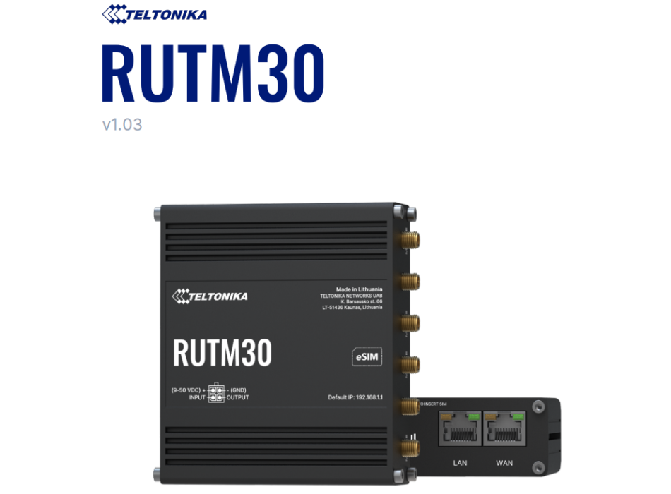 TELTONIKA RUTM30 Painestore