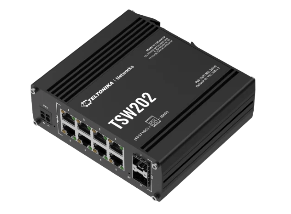 Switch PoE TSW202 + L2 géré 8P+2SFP Gb TELTONIKA Painestore